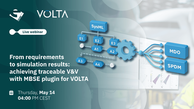 From requirements to simulation results: achieving traceable V&V with MBSE Plugin for VOLTA